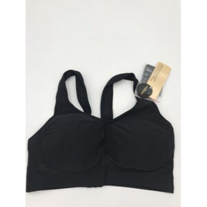 True Kind Daily Comfort Wire-free Shaper Bra in Black size Small